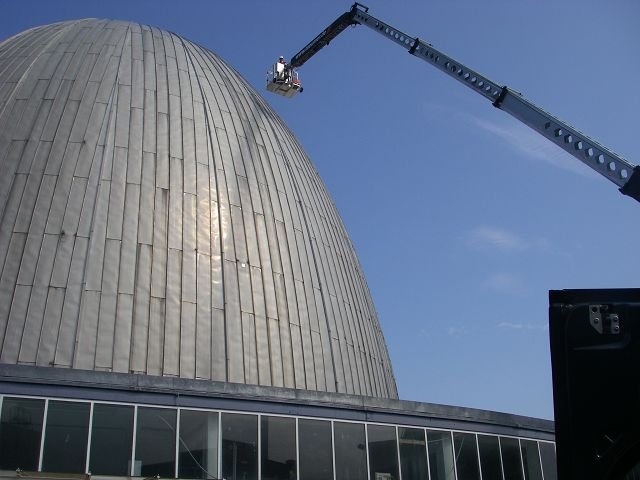 Sanierungsarbeiten Atom Ei Garching